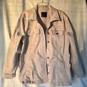 Maurices Pink Denim Jacket